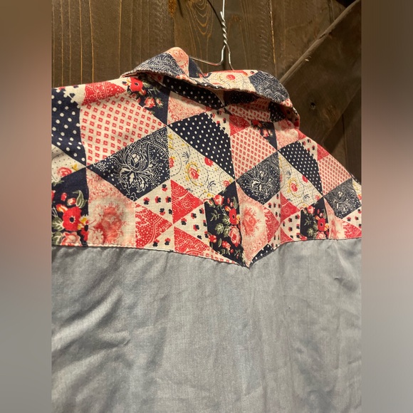 Vintage 70’s Cowboy button down shirt - Picture 2 of 6